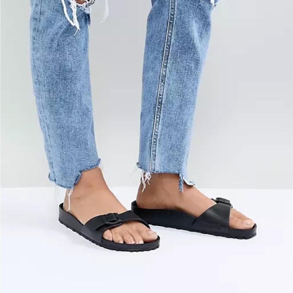 NWOT Birkenstock EVA Madrid Sandals in Black